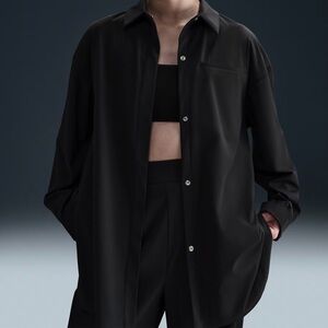 Nike 24.7 Womens Perfect Stretch Dri-FIT Size M Black Long-Sleeve